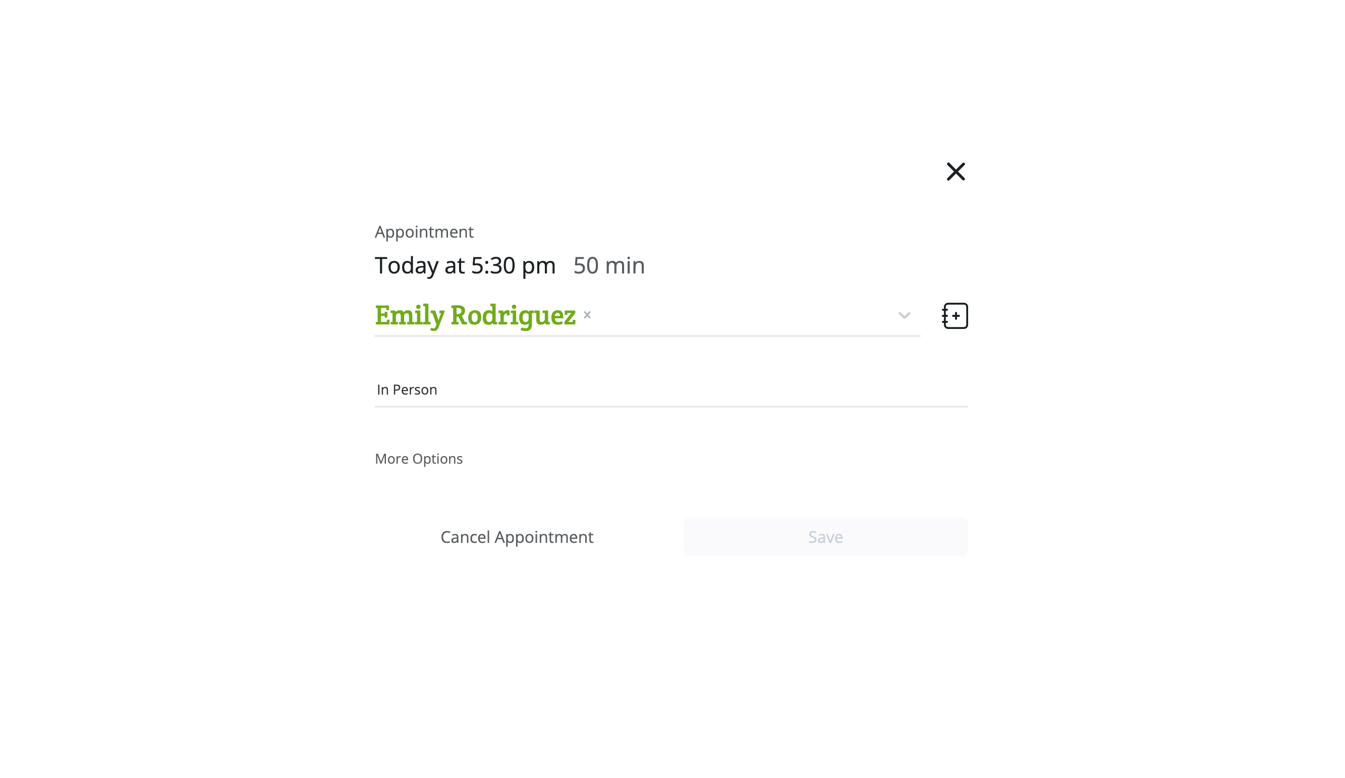 ShrinkNotes appointment scheduling
